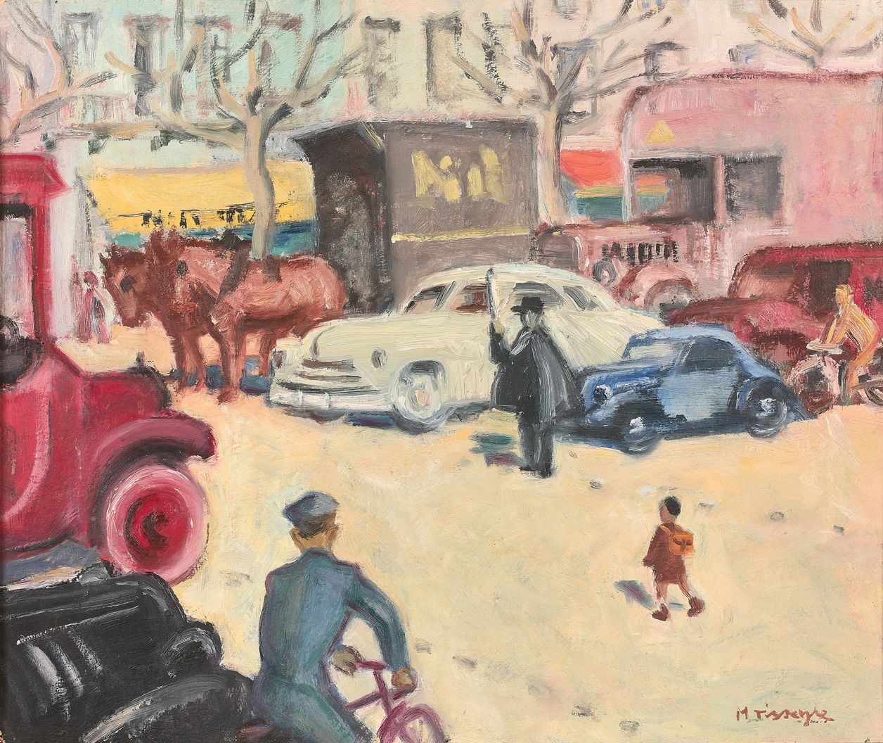 Null MAURICE TISSEYRE (1920-2017)

Paris, l’embouteillage

Huile sur carton, sig&hellip;
