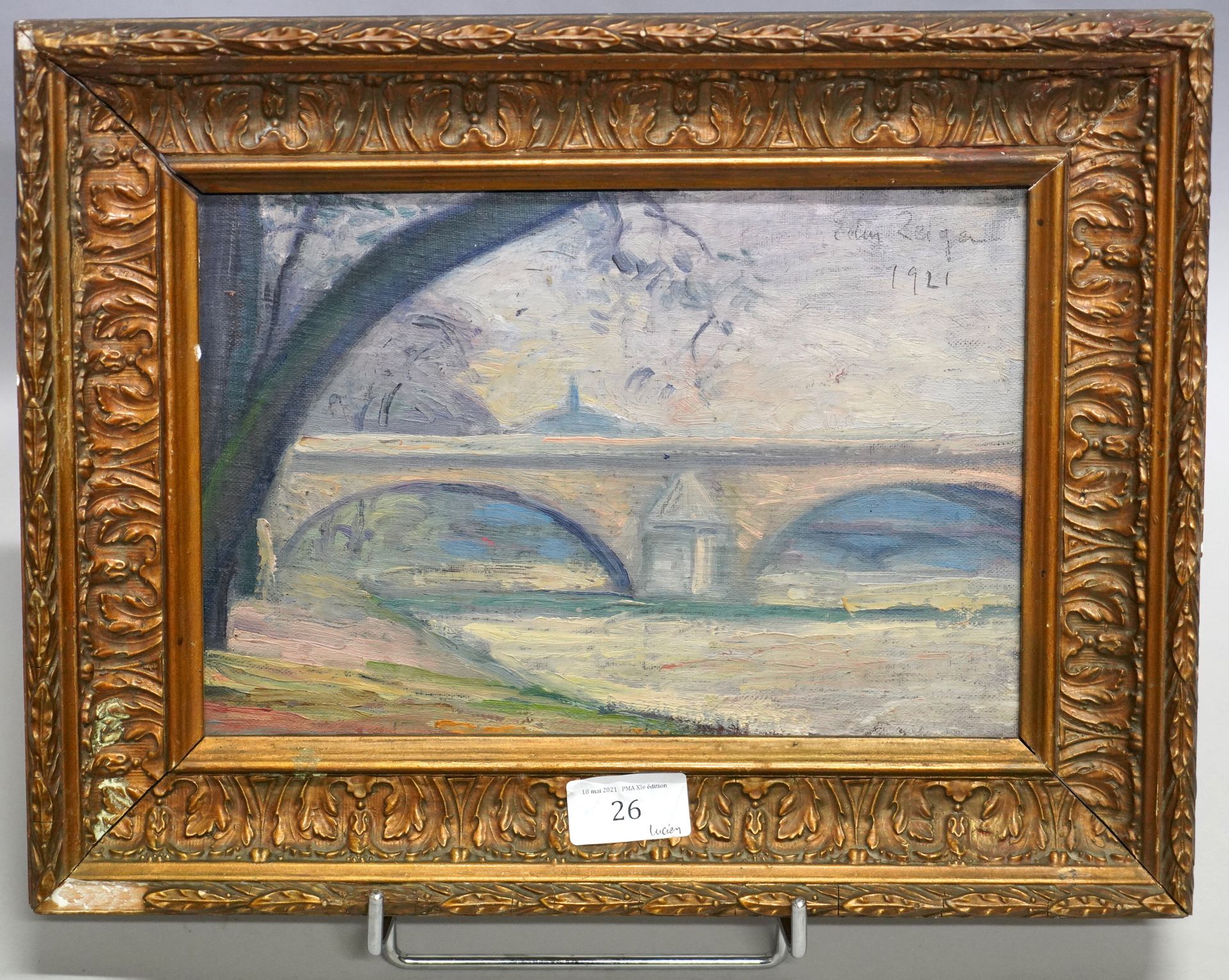 Null EDMOND ZEIGER DE BAUGY (1895-?)

Paris, die Pont Royal, 1921

Öl auf Leinwa&hellip;
