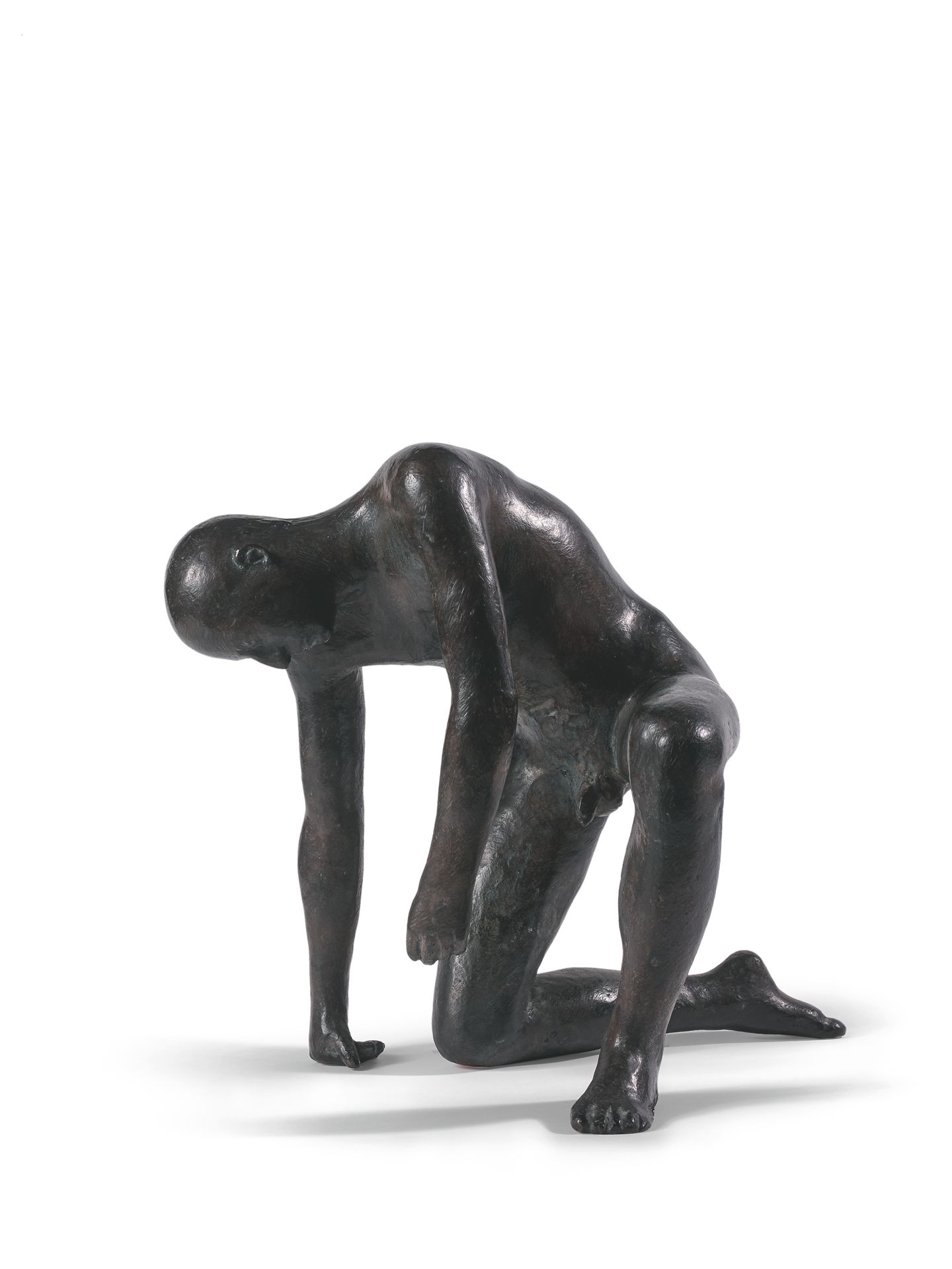 Françoise NAUDET (1928-2008) Kneeling man
Patinated bronze proof, signed, number&hellip;