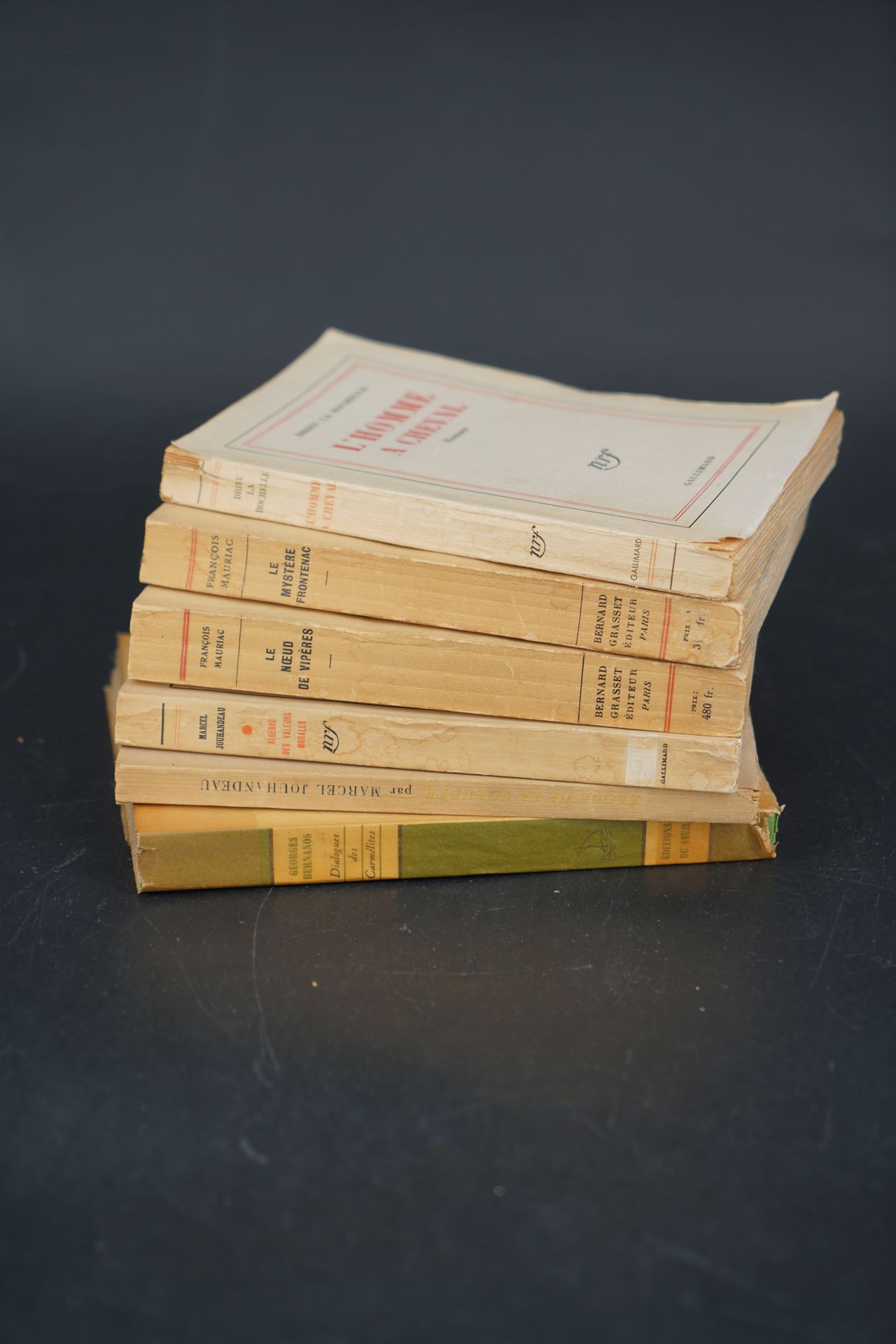 Null 集体的，集合的卷。MARCEL JOUHANDEAU (1888-1979), Algèbre des valeurs morales, 巴黎, NR&hellip;