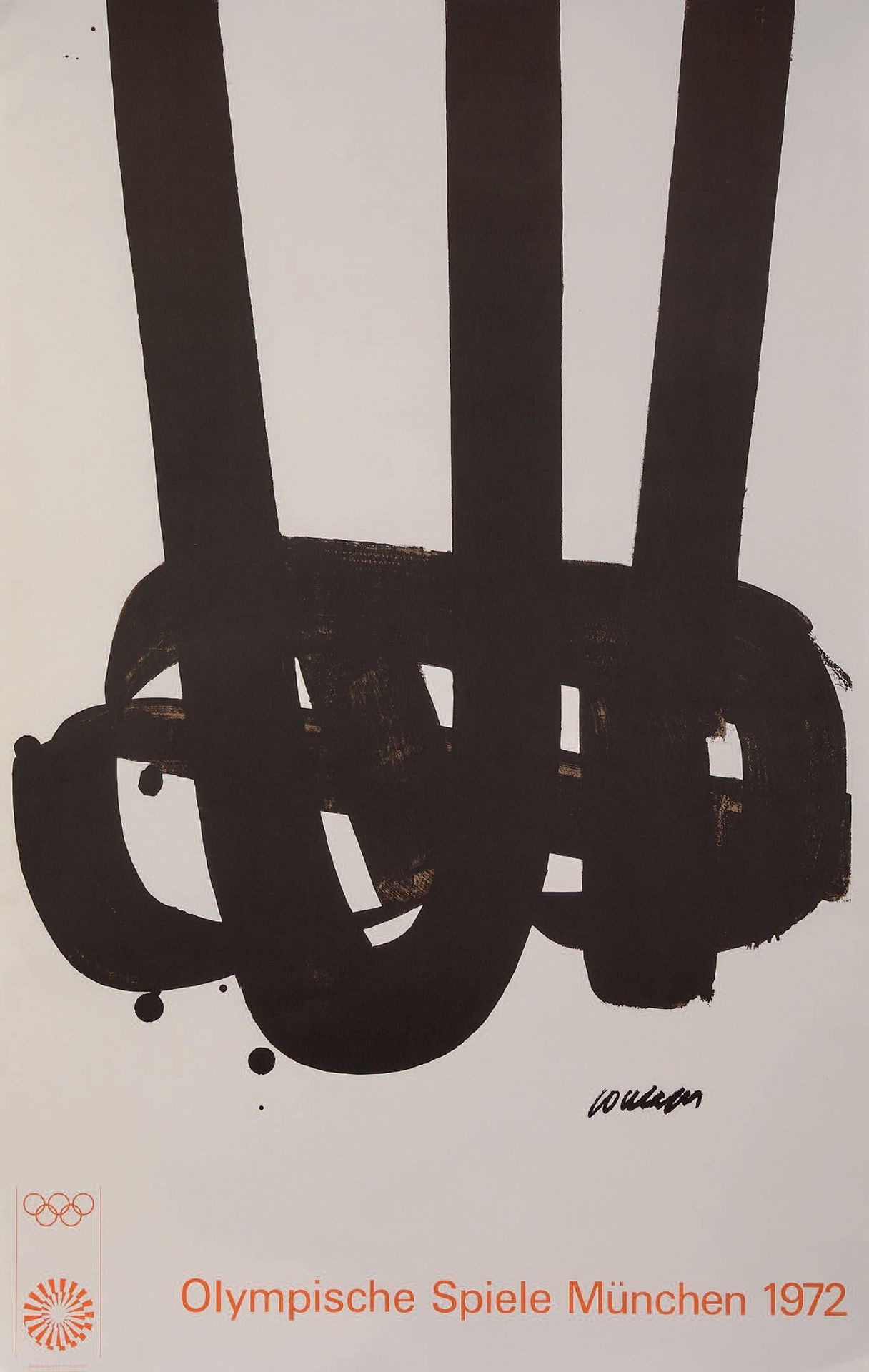PIERRE SOULAGES (1919), d'après Olympic Games of Munich, 1972
Poster, signed in &hellip;