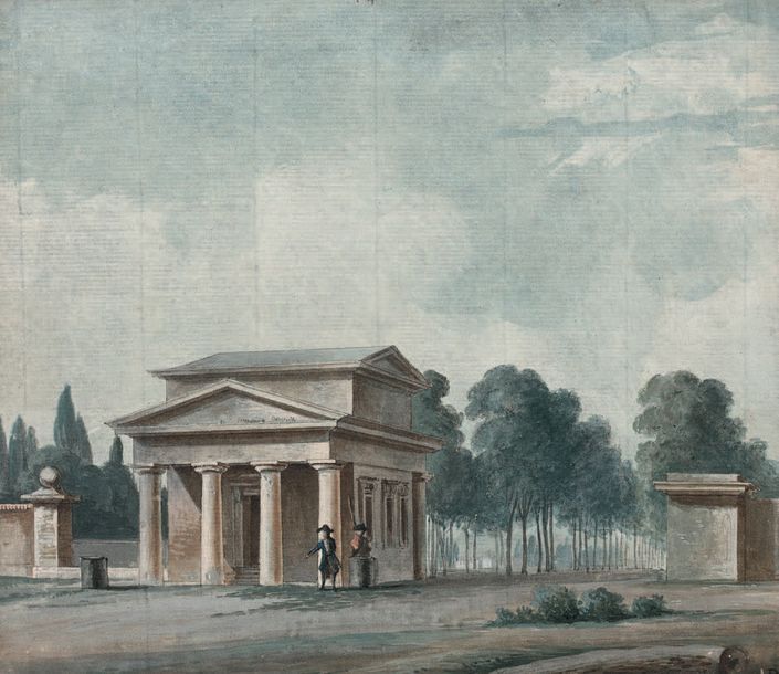 École FRANÇAISE du début du XIXe siècle La Barrière de Saint-Mandé, circa 1830
E&hellip;