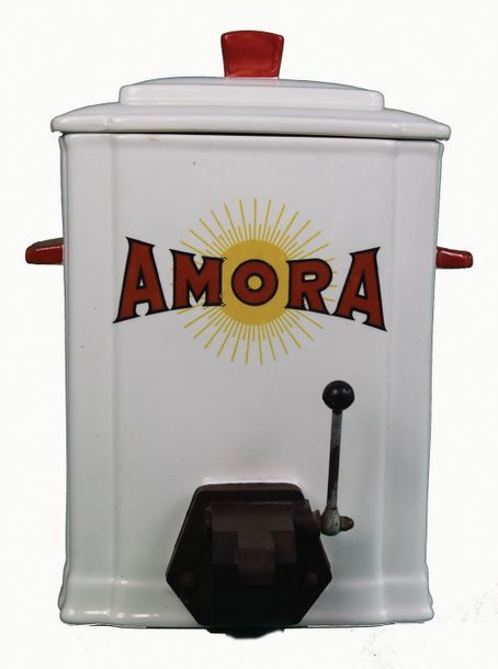 Null AMORA Rare grand modèle de distributeur de comptoir de moutarde Amora.
Mout&hellip;