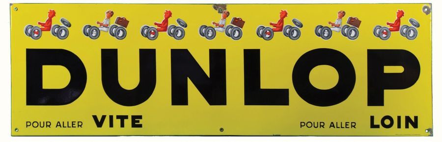 Null DUNLOP Enamelled plate for Dunlop tyres.
Dunlop was founded in 1888 by John&hellip;