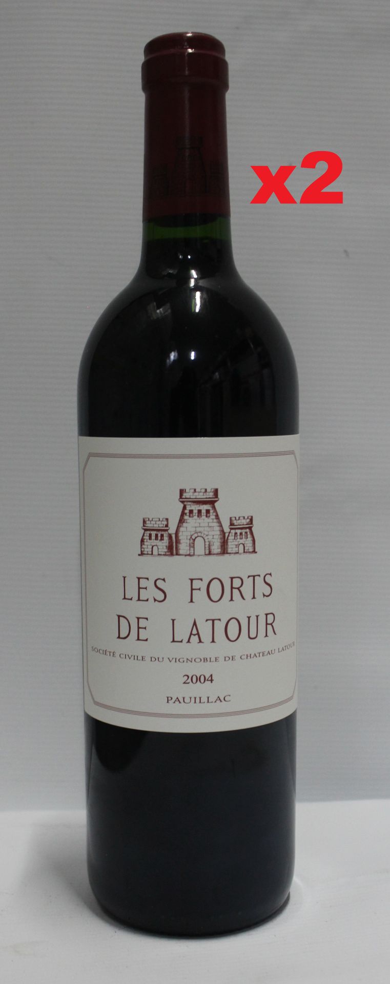 Null 2瓶75cl - Pauillac - Les Forts de Latour (Chateau Latour的副牌酒) - 红 2004

瓶子完美&hellip;