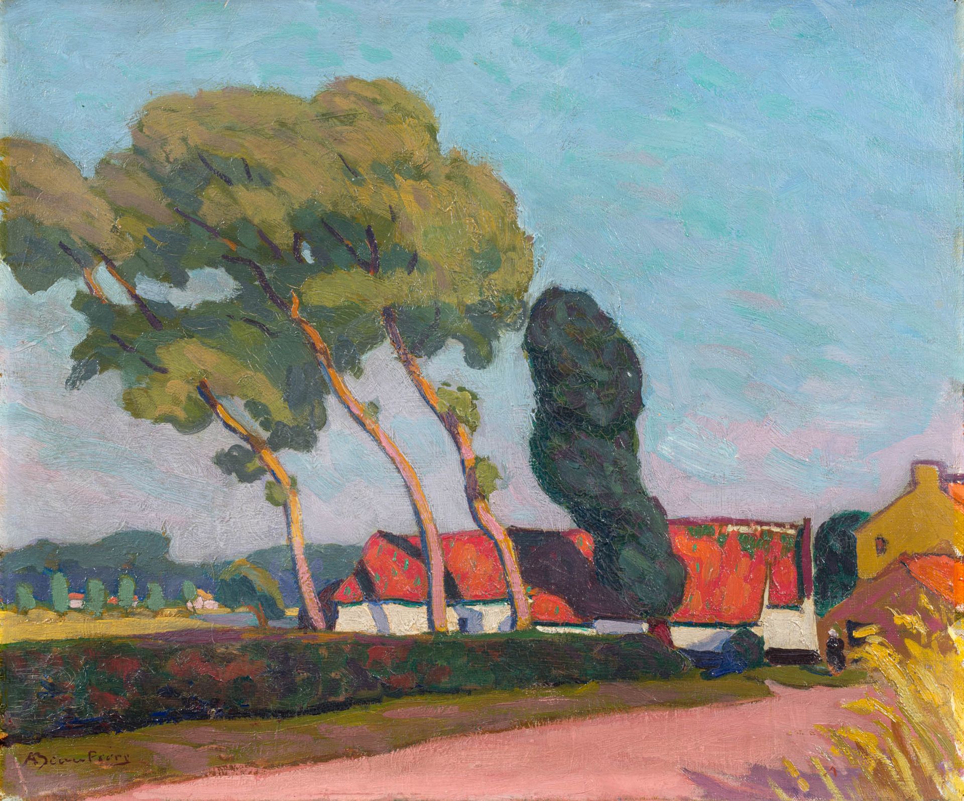Adolphe Beaufrère 1876–1960 Adolphe Beaufrère 1876–1960

Paysage

Öl auf Leinwan&hellip;