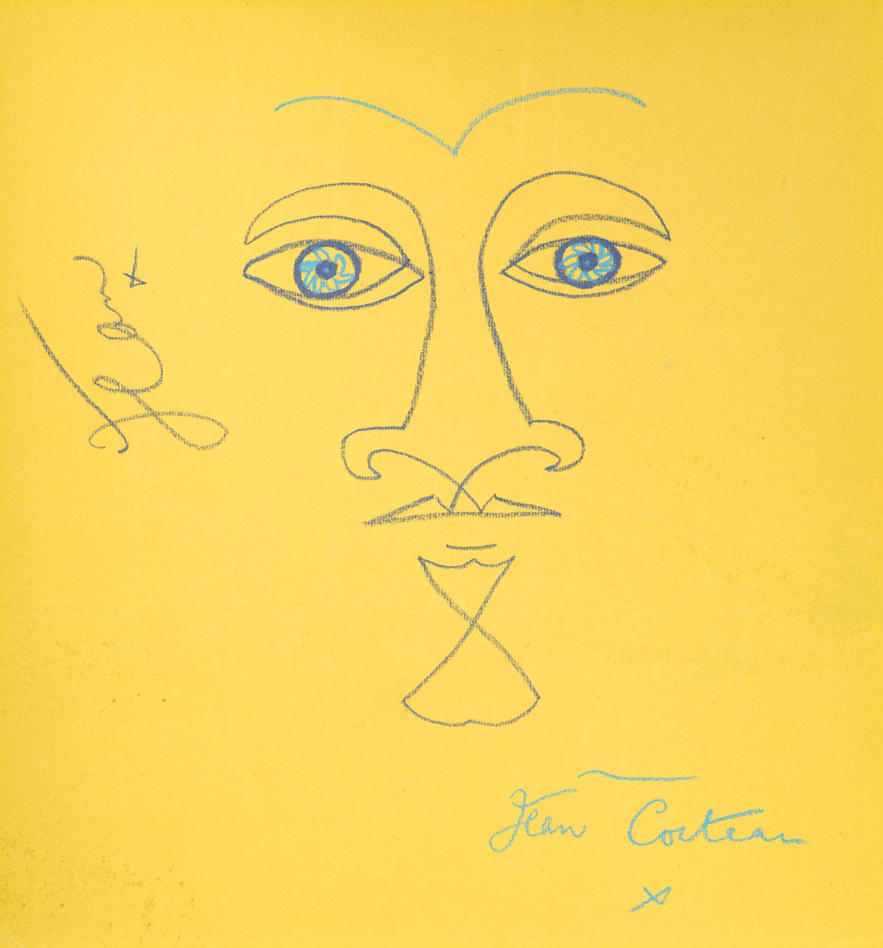 Jean Cocteau 1889–1963 Jean Cocteau 1889-1963

愿景

纸上粉笔画

中间偏左的签名是Jean

右下方有Jean&hellip;