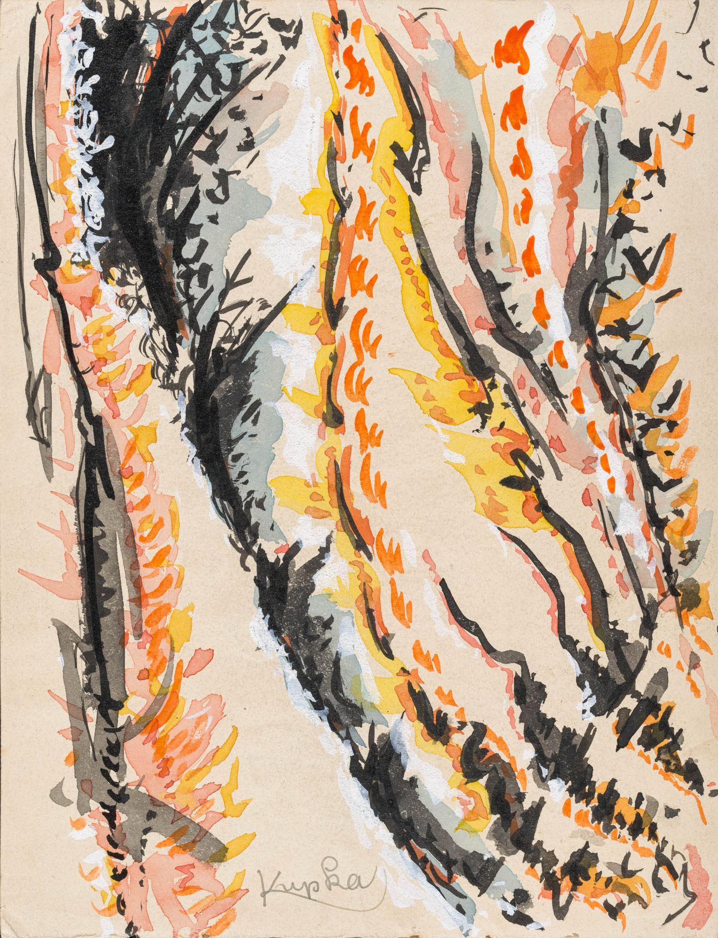 Frantisek Kupka 1871–1957 Frantisek Kupka 1871-1957

无题

纸上水彩和水粉画

底部中央有签名的Kupka&hellip;