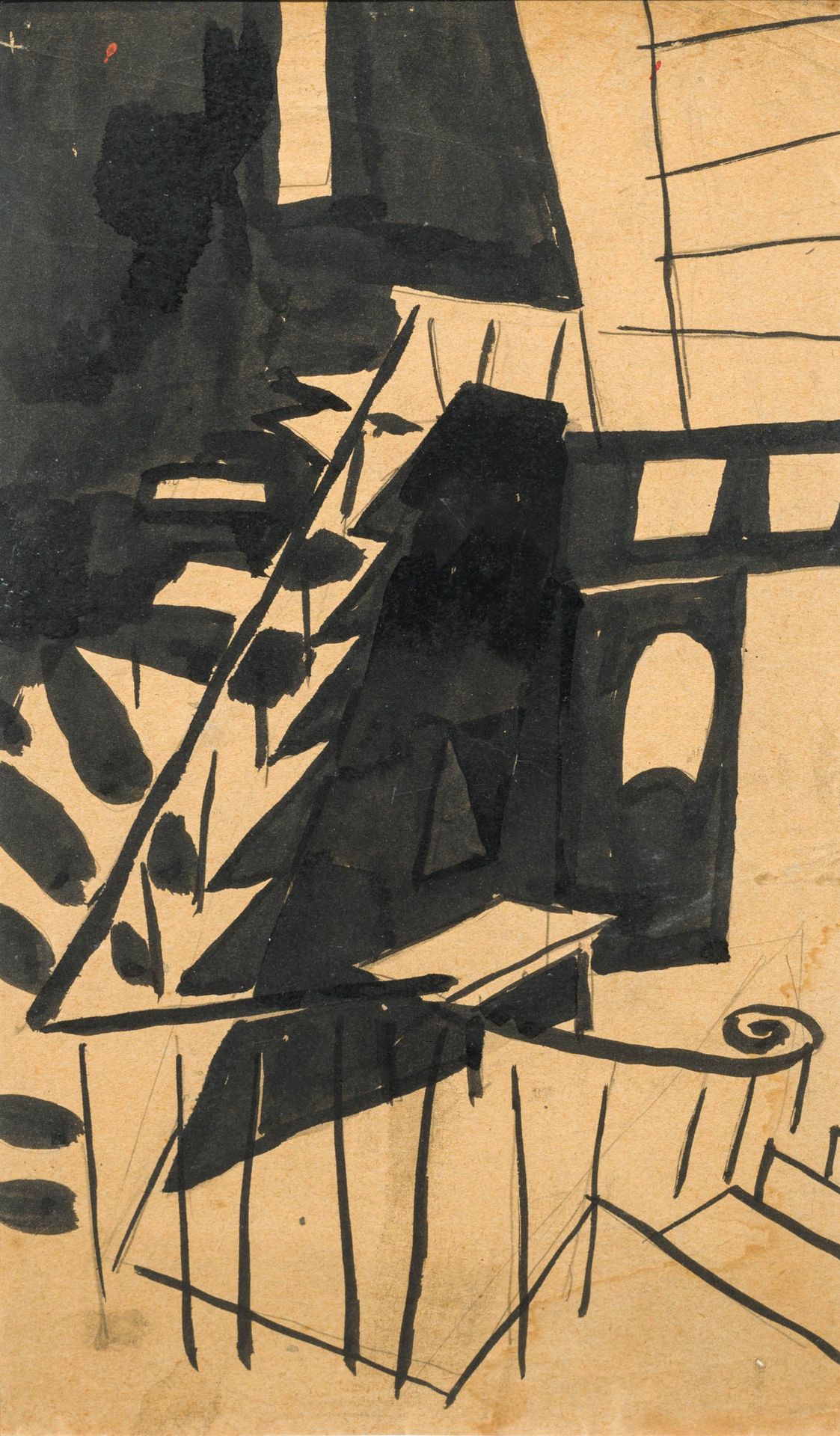 Iwan Puni 1892–1956 伊万-普尼 1892-1956

Escalier, 1915

纸上水墨和铅笔

35 x 19 cm