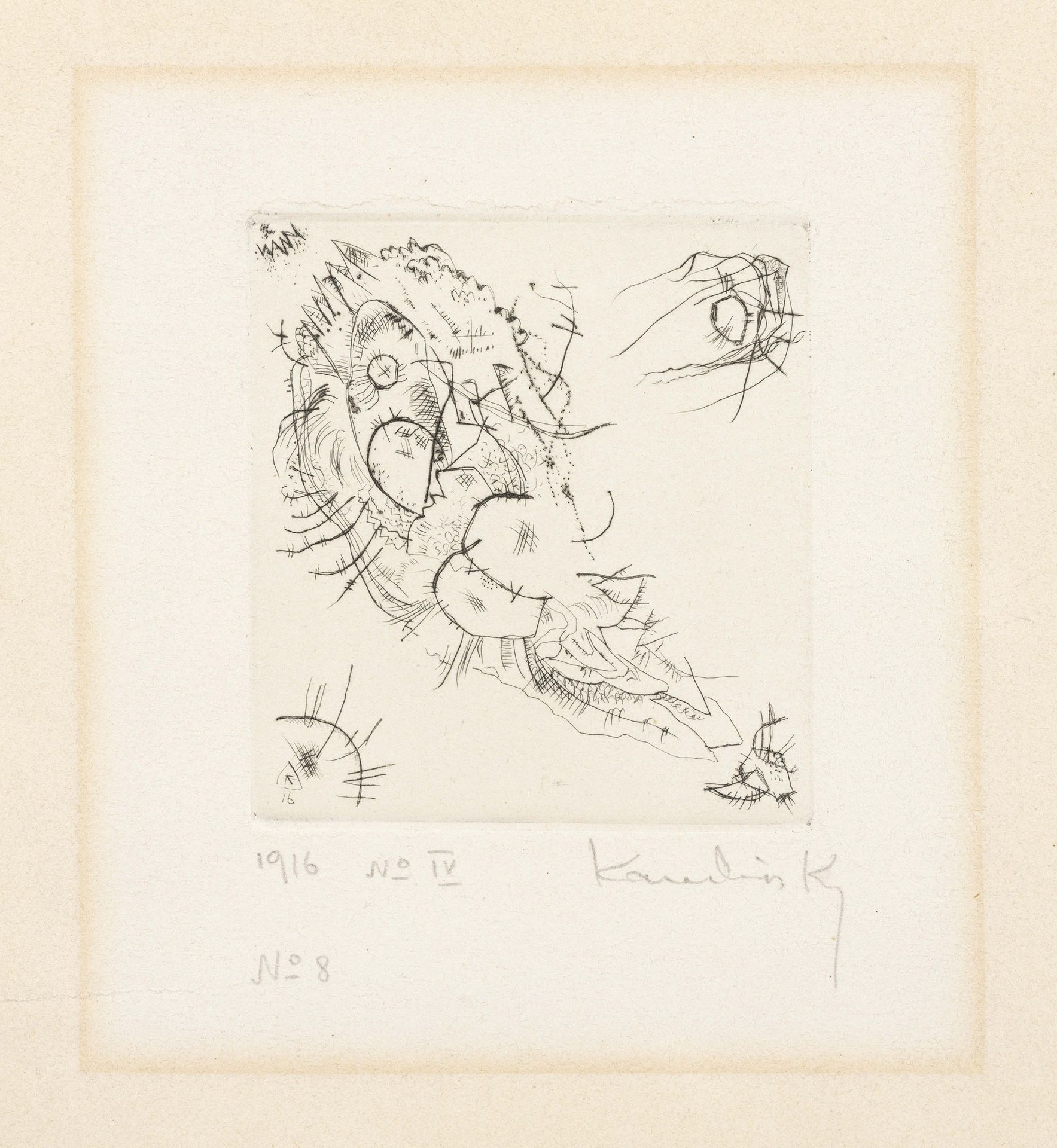 Wassily Kandinsky 1866–1944 Wassily Kandinsky 1866–1944 
Radierung Nr. 4, 1916
R&hellip;