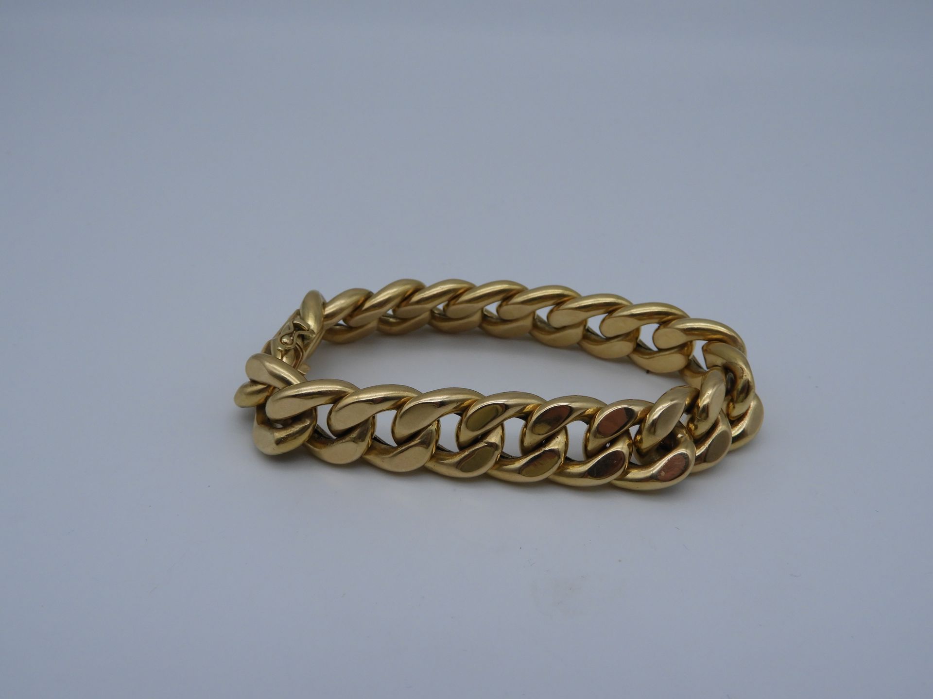Null Flexible bracelet in yellow gold 750 thousandths mesh gourmette 51.7 g. Len&hellip;