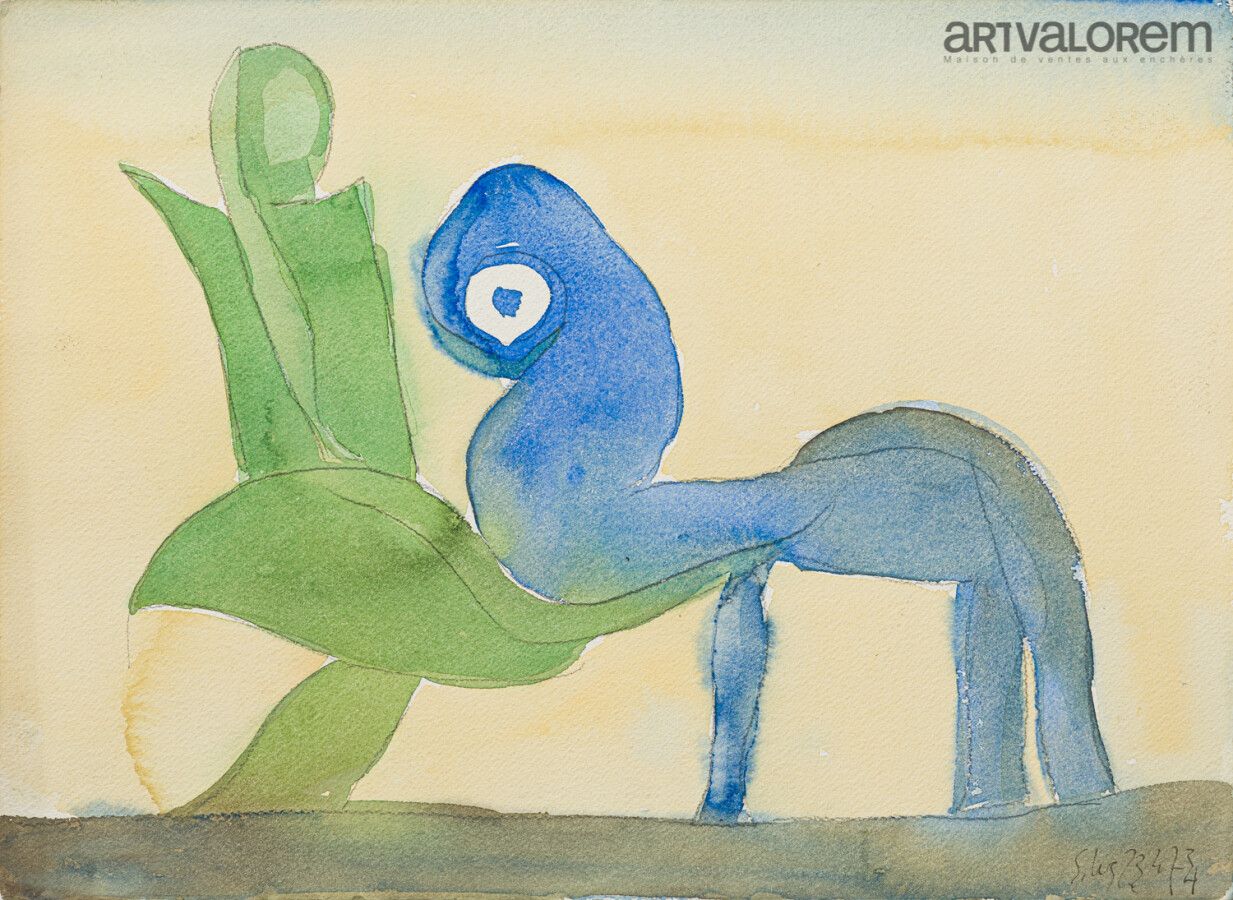 Null SILVA Julio (1930-2020)

Scène fantastique, aquarelle sur papier canson, si&hellip;
