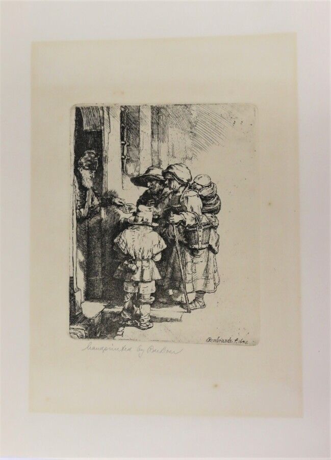 Null REMBRANDT (d'après)

Deux gravures : les mendiants (25,5 x 18 cm) et le mar&hellip;