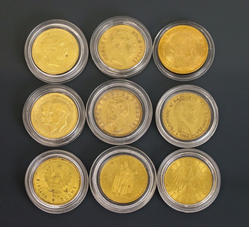 Null EUROPA

10 Gulden oro Wilhelmina Paesi Bassi x 

Medaglia commemorativa, 20&hellip;