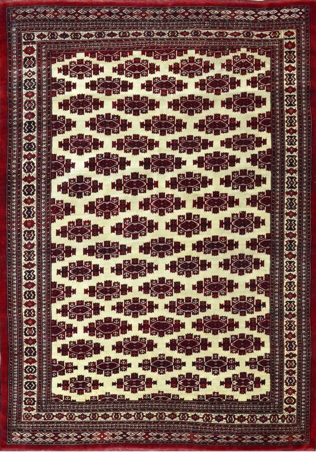 Null Large and fine Yomud Bukhara Turkmen mid 20th century 

Silky wool velvet o&hellip;