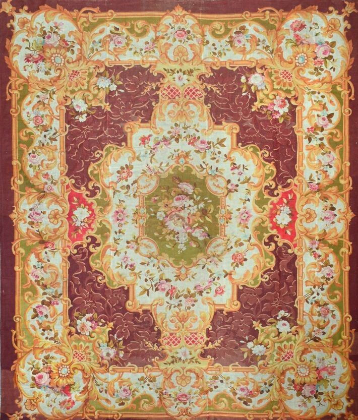 Null Importante tappeto Aubusson, periodo Luigi Filippo, XIX secolo 

Lavoro all&hellip;