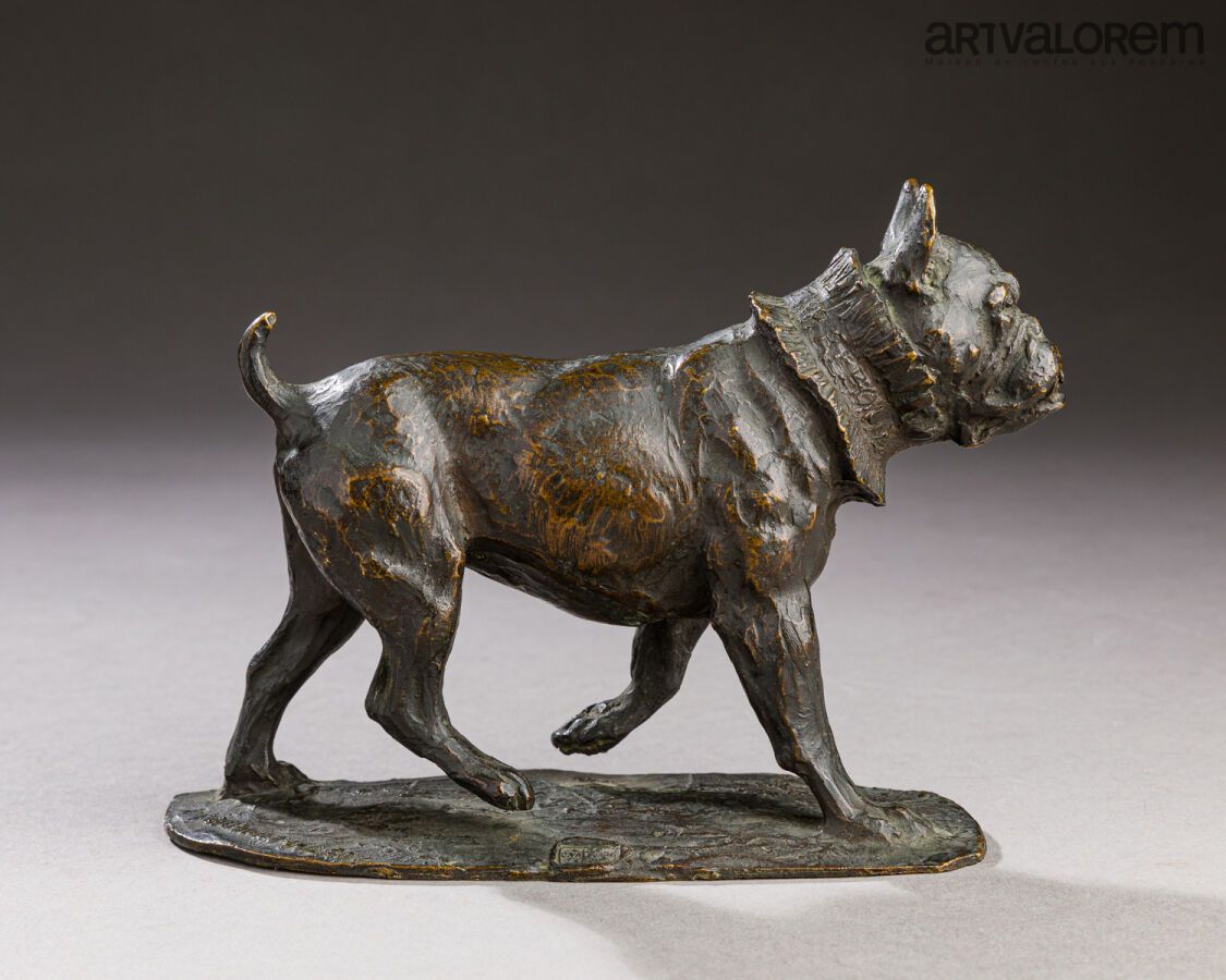 Null Émile PERRAUD-HARRY (1878-1938)

Bouledogue

Épreuve en bronze, signée en c&hellip;