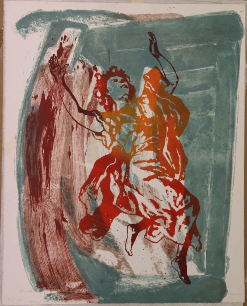 Null 南希-斯佩罗（1926-2009）

无题》，2001年

彩色连环画第十卷/十五卷，右下角有签名和日期，左下角有派送。

62 x 49,5 cm