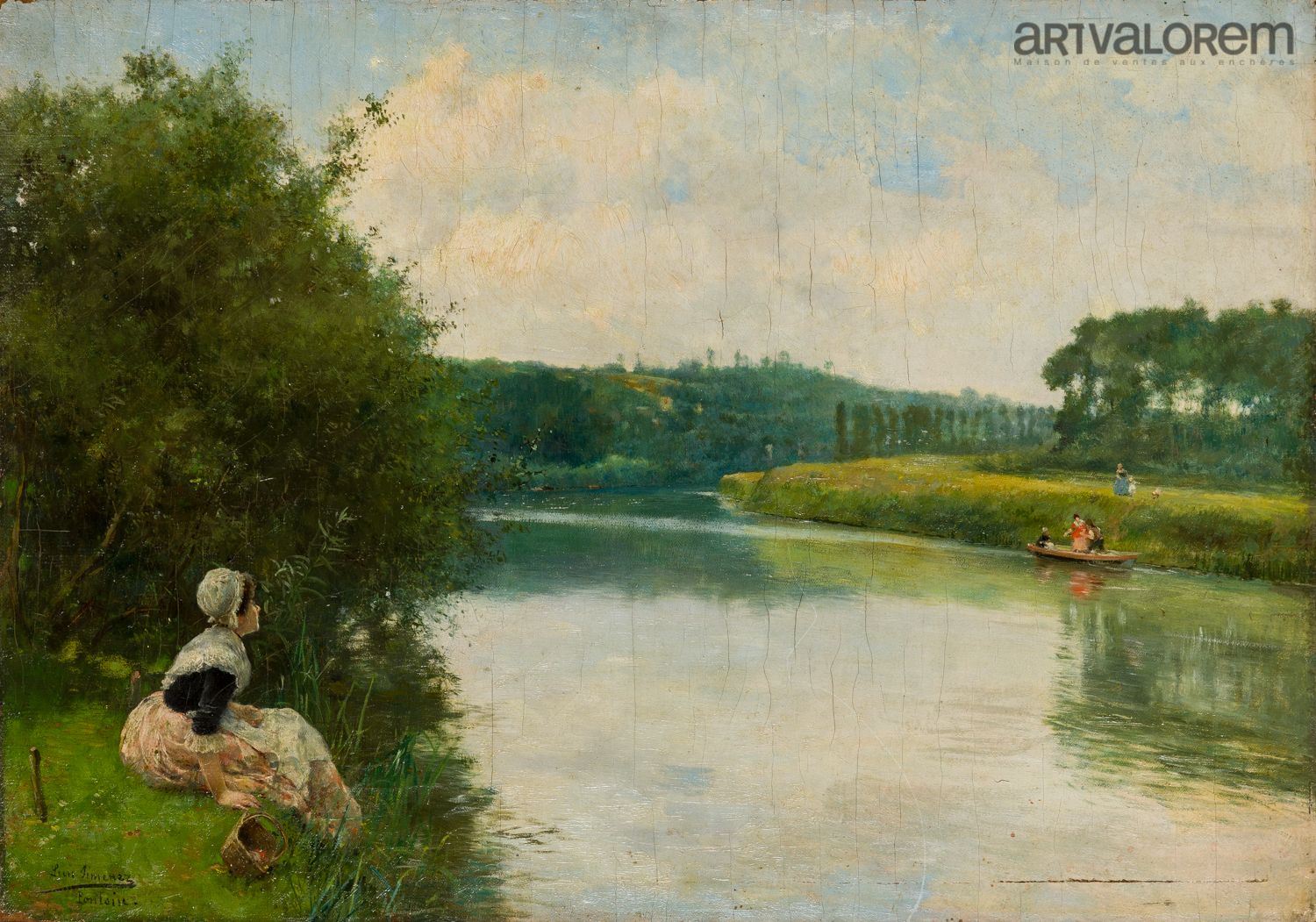 Null Luis JIMENEZ ARANDA (1845-1928)

Vue de la Seine à Pontoise

Huile sur toil&hellip;