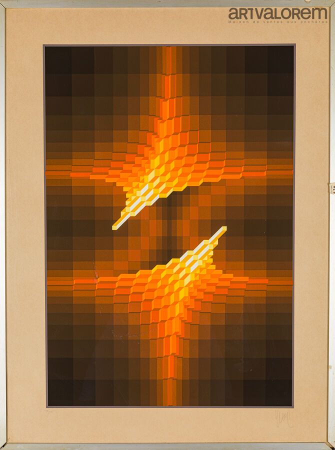 Null 伊瓦拉(1934-2002)

动力学构成

彩色连环画，编号50/175，右下方签名

版材：72 x 50厘米 - 板材：86 x 64厘米

(&hellip;