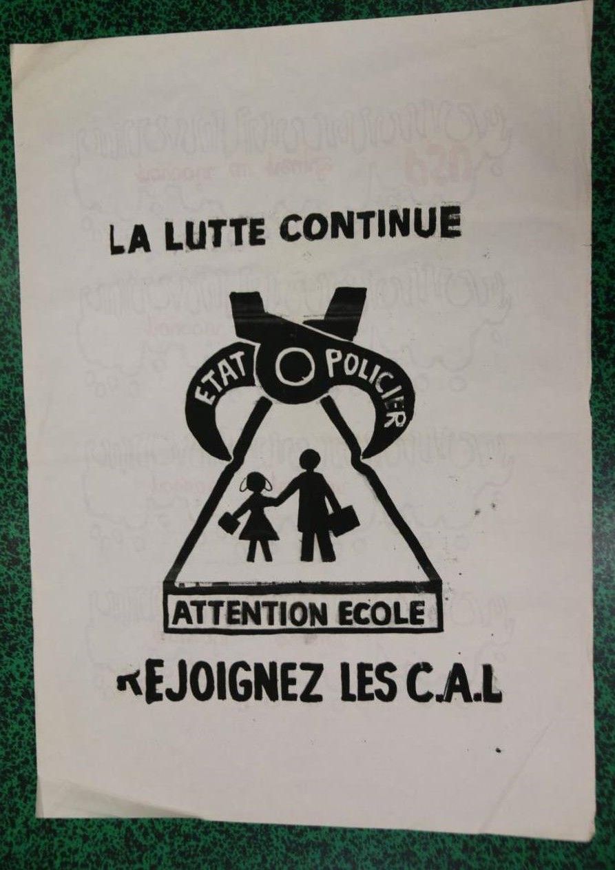 Null ANONYME, XXème siècle

La lutte continue, état policier attention école, ma&hellip;