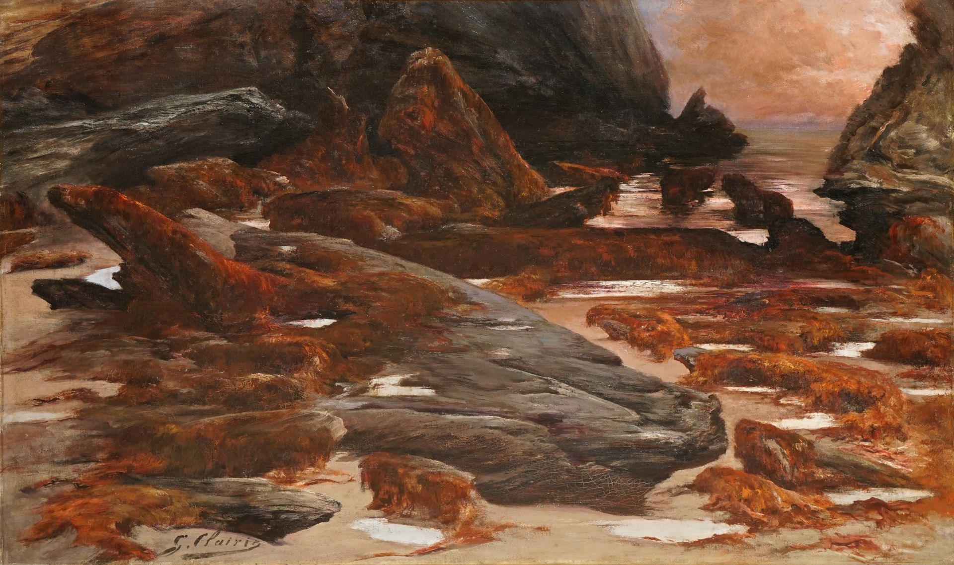 Null Georges CLAIRIN (1843-1919)

Bord de mer

Huile sur toile, signée en bas à &hellip;