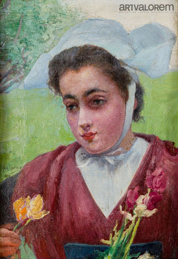 Null Paul Maurice DUTHOIT (1858-?)

Portrait d'une bretonne

Huile sur toile

27&hellip;