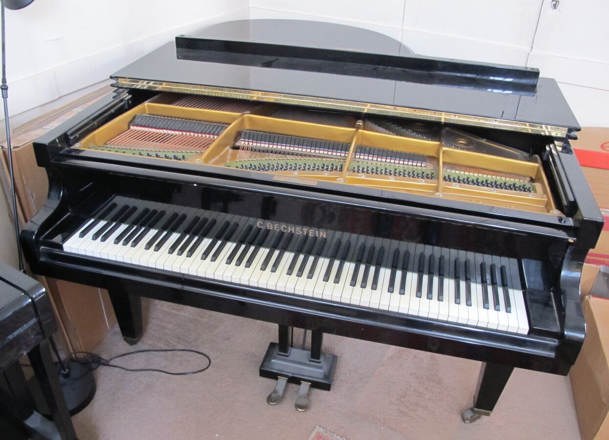 Null 黑漆四分之一三角钢琴C. BECHSTEIN，序列号163640，可追溯到1971年。 

黑色漆面表壳，状态完美。

该机制状况良好，需要进行维修。&hellip;