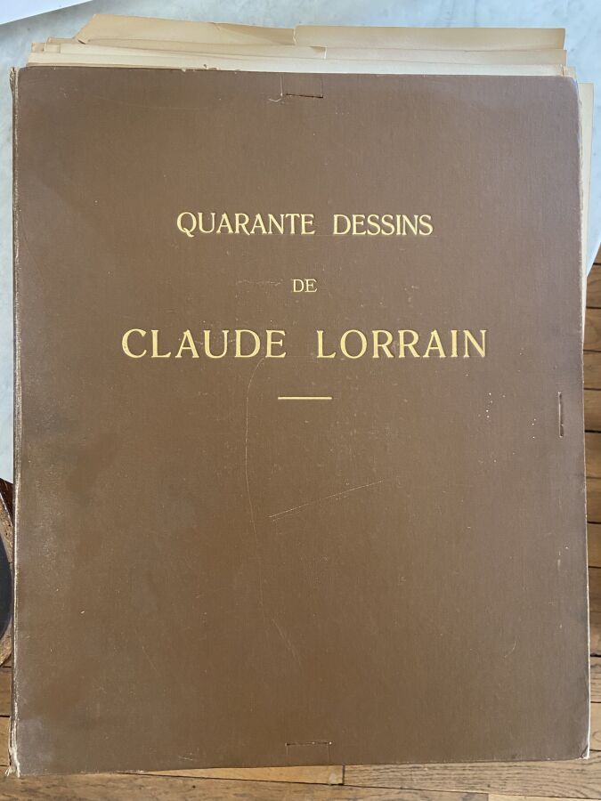 Null DEMONTS (L.), Cuarenta dibujos de Claude Gellée dit Le Lorrain donados al M&hellip;