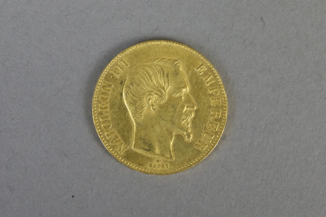 Null FRANCE

100 Francs gold Napoleon III bare head, year 1858