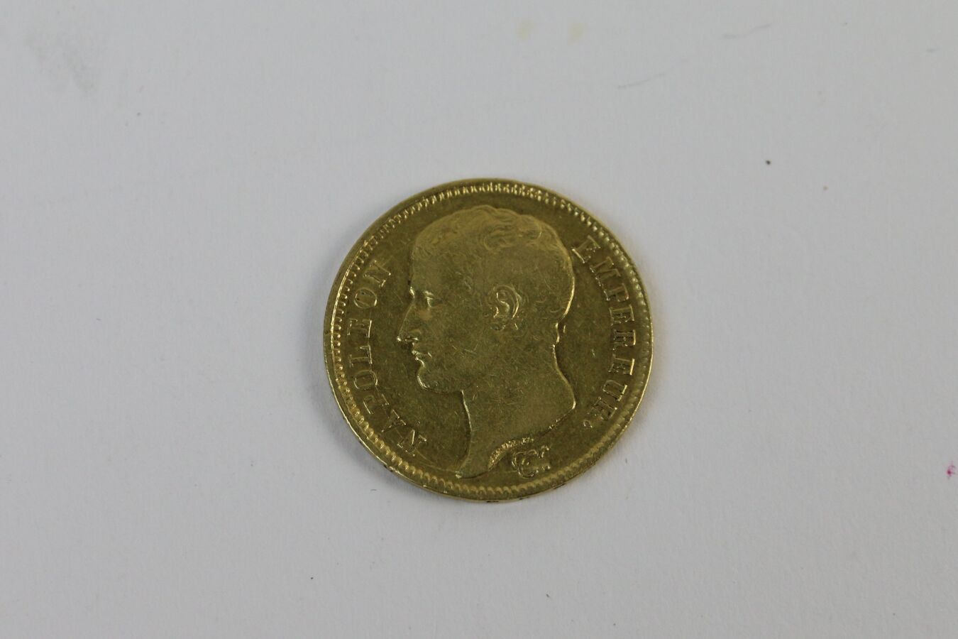 Null 法国

40法郎金质拿破仑皇帝光头，1807年

重量：12.8克