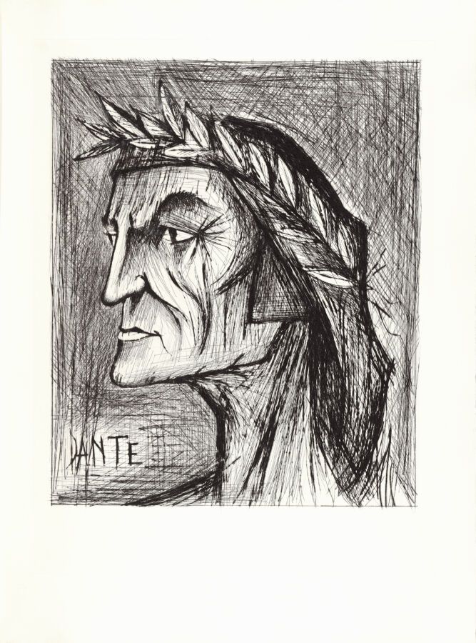 Null 布费特-伯纳德，1928-1999
但丁的地狱》，1977年
印在Moulin du Gué纸上，有11幅干版画。在Atelier Lacourièr&hellip;