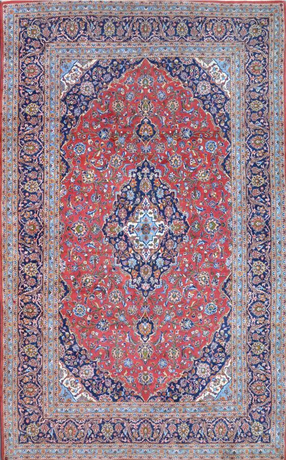 Null Important Kachan, Iran, circa 1975 
Wool velvet on cotton foundation 
Ruby &hellip;