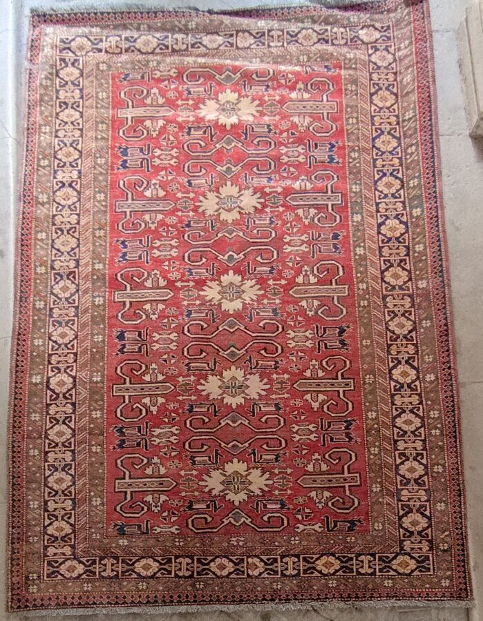 Null Kazak South Caucasus circa 1980
Decoration reminiscent of Perepedil rugs 
W&hellip;
