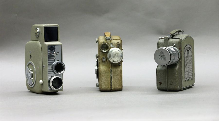 Null Lot de trois caméras : Camex Ercsam pour pièces. Caméra Camex Ercsam avec s&hellip;