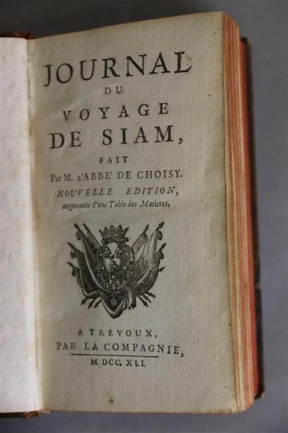 Null Abbé François-Timoléon de CHOISY. Journal du voyage de Siam... Trévoux, par&hellip;