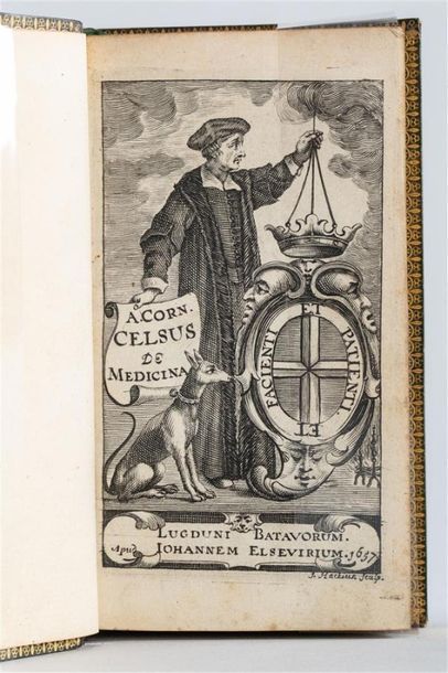Null A. Corn. CELSUS. De Medicina Libri octo Leyde, Elzevier, 1657. In-16, veau &hellip;