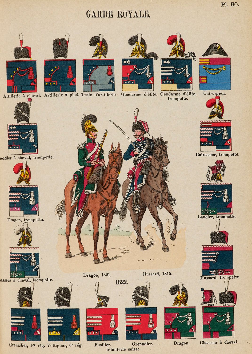 Lienhart (Constant) u. René Humbert Les uniformes de l'Armee Francaise. Recueil &hellip;