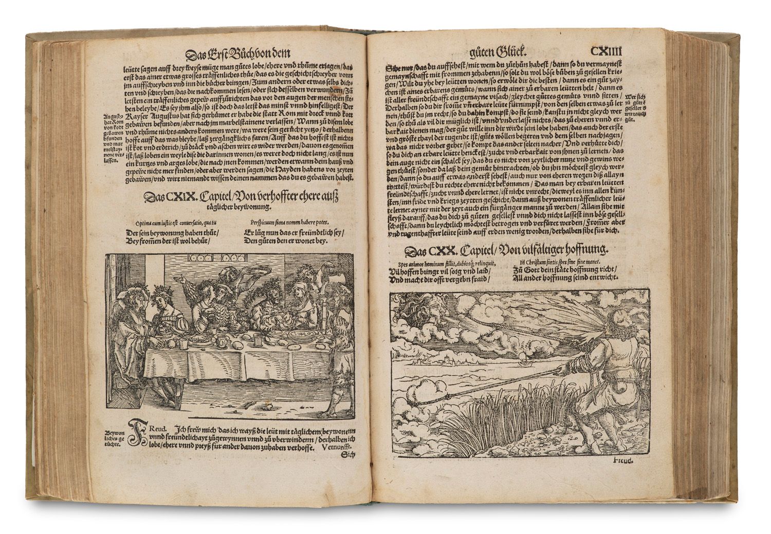 Petrarca, Francesco I. Das Glücksbuch / Beydes deß Gutten vnn Bösen / darinn lee&hellip;