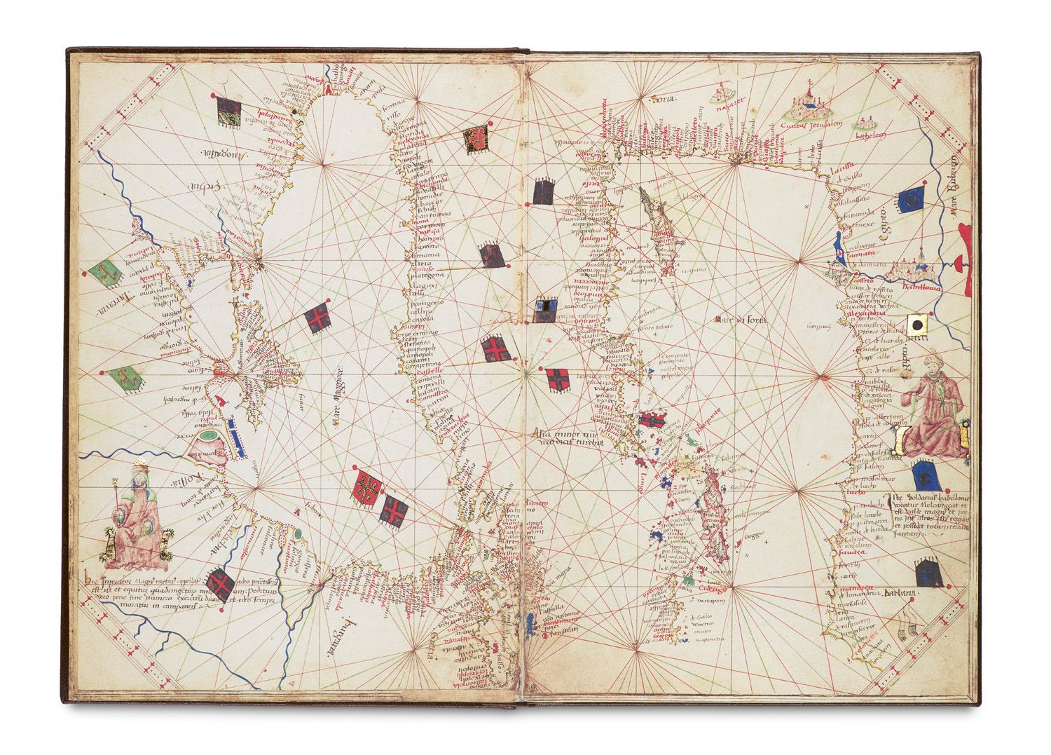 Atlas de 1476 de Andrea Benincasa. Ms. Latin 81 der Bibliothèque de l'Université&hellip;