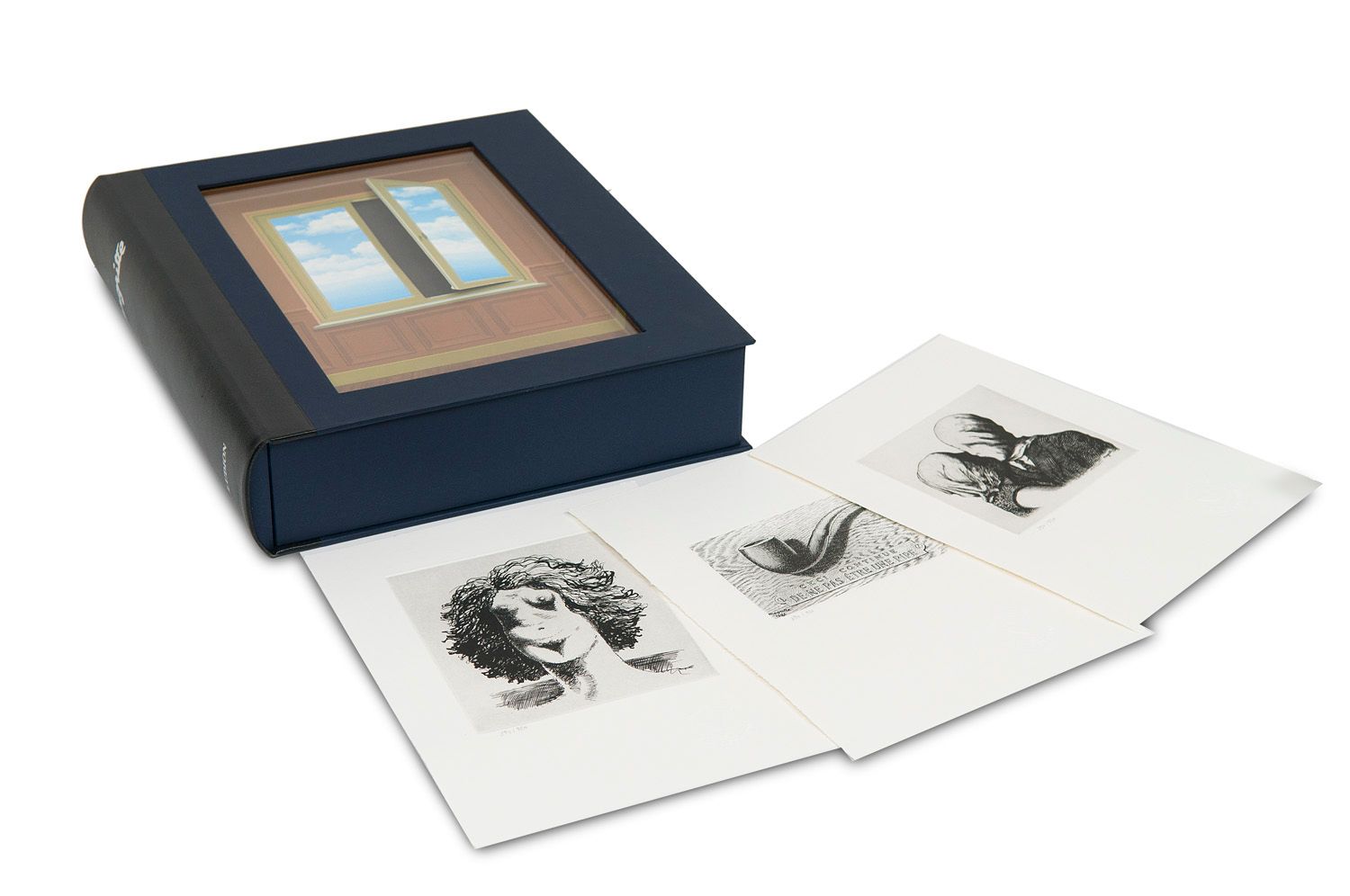 Magritte, René Blue Box. Deluxe-Ausgabe. Mit 1 Ausstellungskatalog "Magritte" de&hellip;