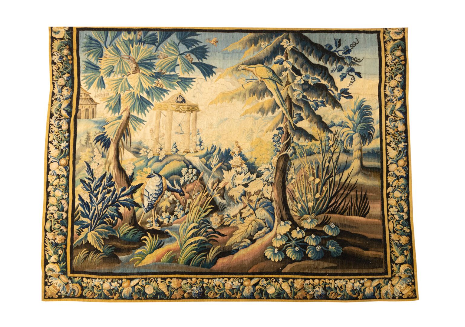 Null AUBUSSON, époque Louis XIV

Tapisserie verdure, à décor d'un paysage à la T&hellip;
