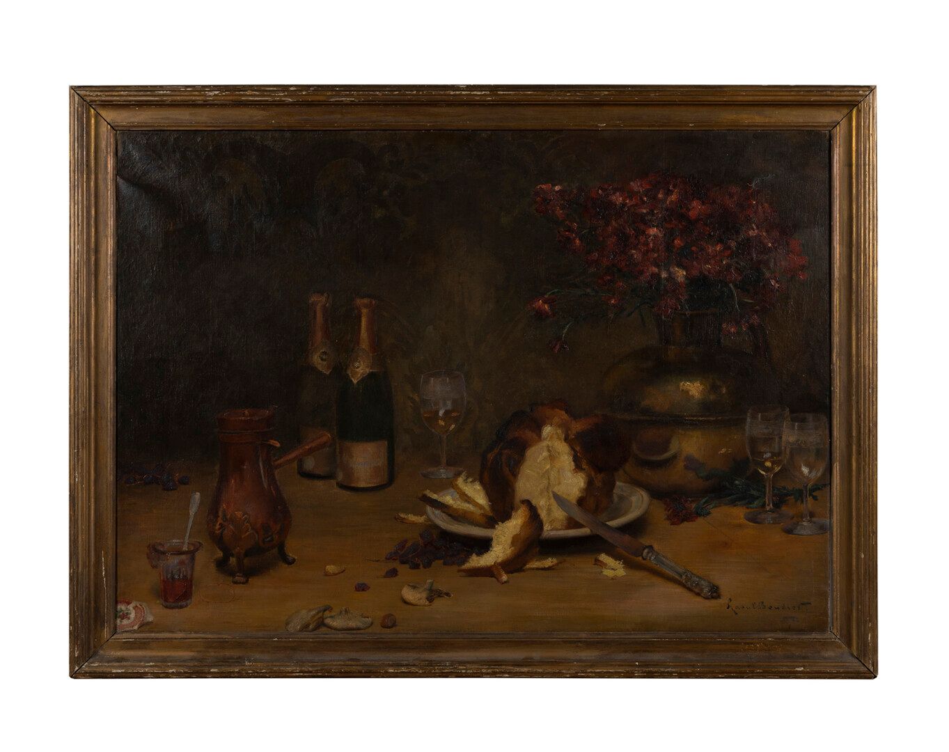 Null Raoul BOUDIER (1858-c.1925)

Nature morte aux bouteilles de champagne et à &hellip;