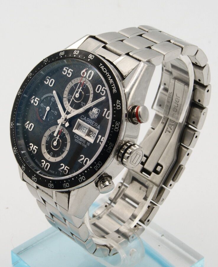 Null Tag Heuer Carrera chronograph wristwatch. Caliber 16. Circa 2015. Caliber E&hellip;