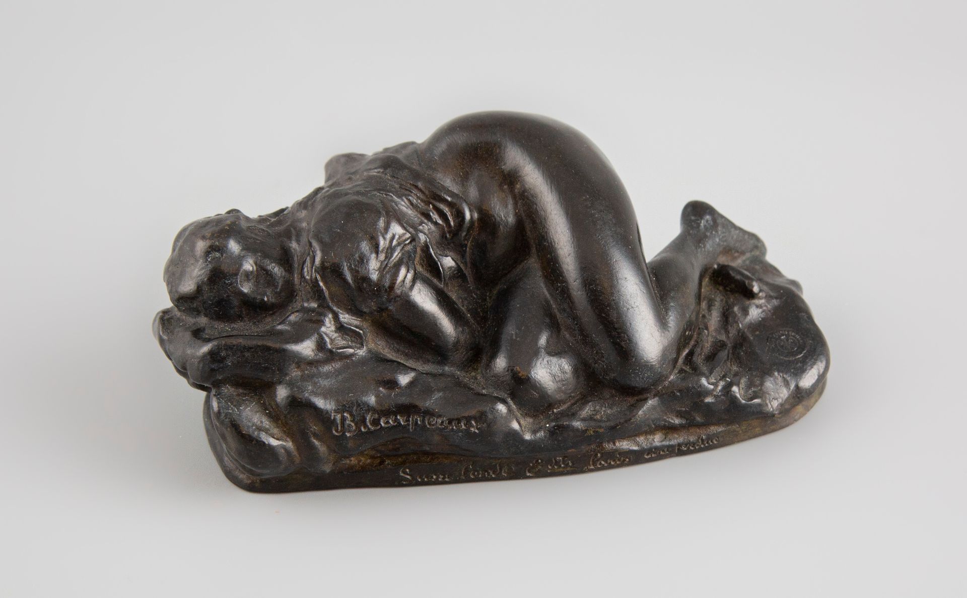 Null 
Jean-Baptiste CARPEAUX (1827-1875). "Sleeping woman". Bronze sculpture sig&hellip;