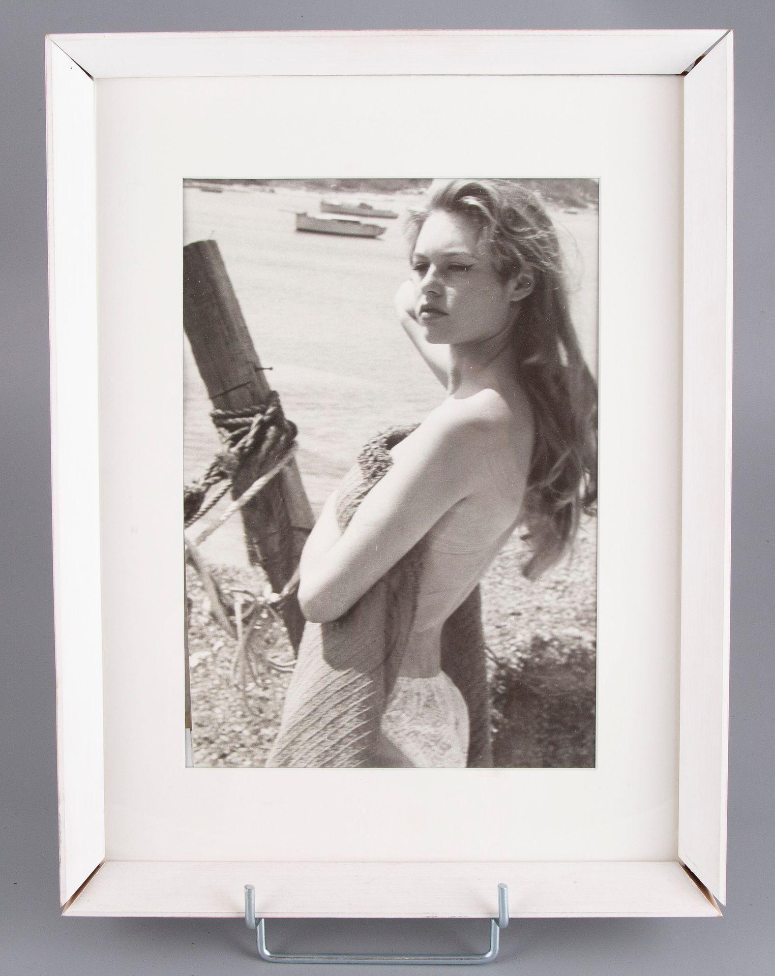 Null Patrick BERTRAND (1939) "Brigitte Bardot, Saint Tropez, 1958" 。银色印刷品，背面有签名、&hellip;