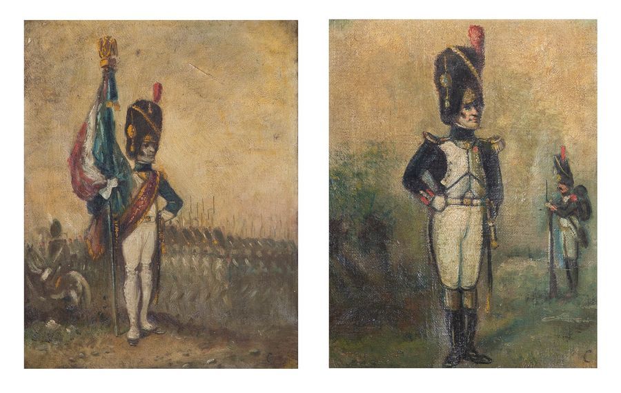 Null "Grenadier de la garde impériale" & "Porte drapeau de la garde impériale". &hellip;