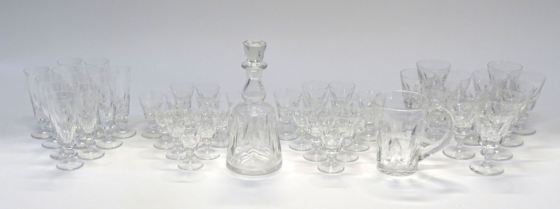 Null SAINT LOUIS: Set di bicchieri in cristallo tagliato, modello JERSEY, compos&hellip;