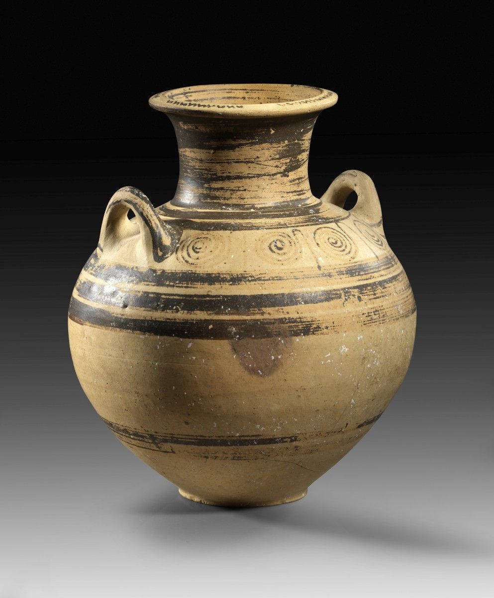 Kypro-mykenische Amphora. Amphore cypro-mycénienne. Bronze final III, 12e s. Av.&hellip;
