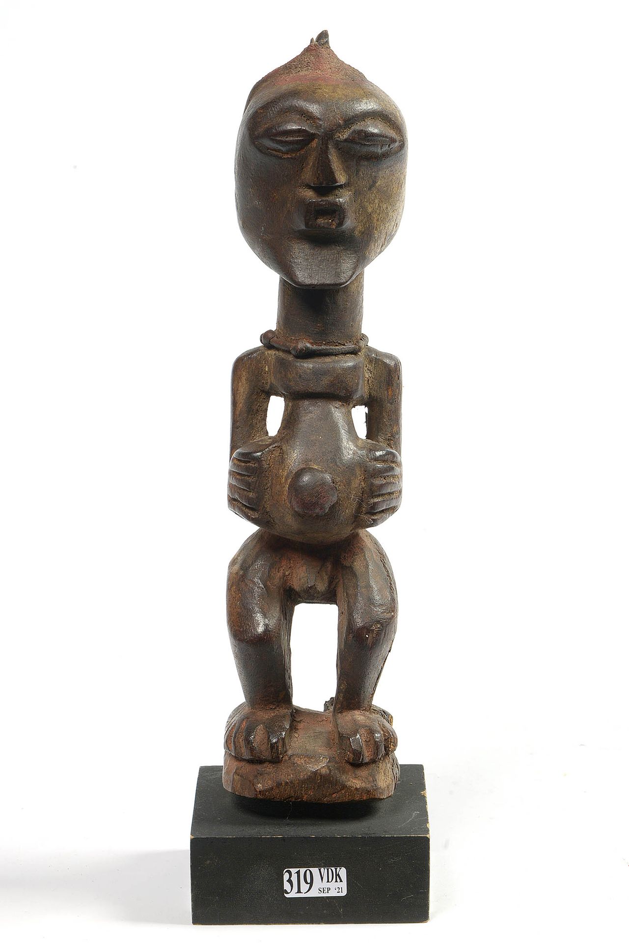 Null Statuette fétiche de protection Nkishi Songye en bois sculpté. Travail de l&hellip;